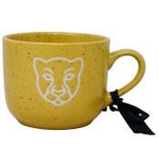 Wholesale - Speckled Soup Mug with Debossed Leopard Icon on Outside Nicole Miller C/P 36, UPC: 195010112703